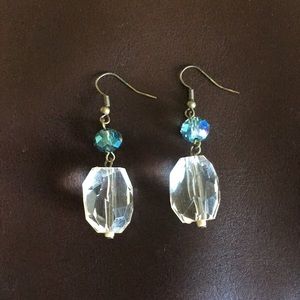 Boho glam dangle earrings never worn